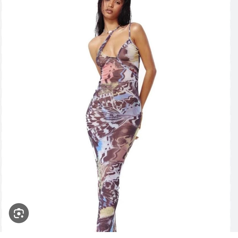 Jaded London butterfly maxi dress